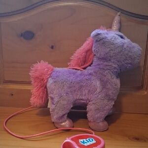 Purple Plush Unicorn Toy